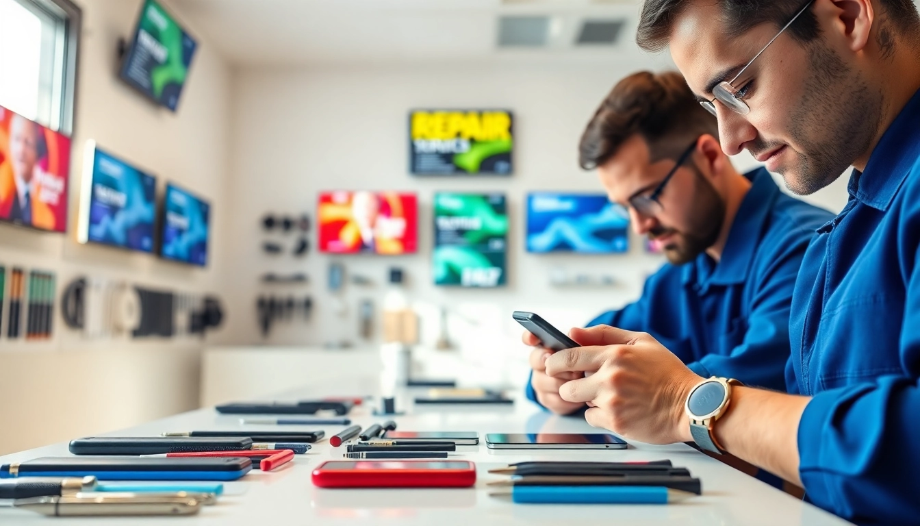 Riparazione cellulari a Torino con un tecnico specializzato al lavoro nel suo laboratorio.