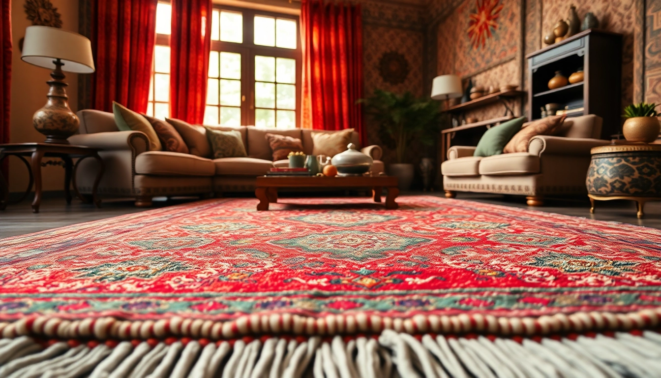 Enhance your space with the Zemmour Vintage Rug available at https://labboho.com/collections/zemmour-vintage-rugs, showcasing rich colors and intricate patterns.