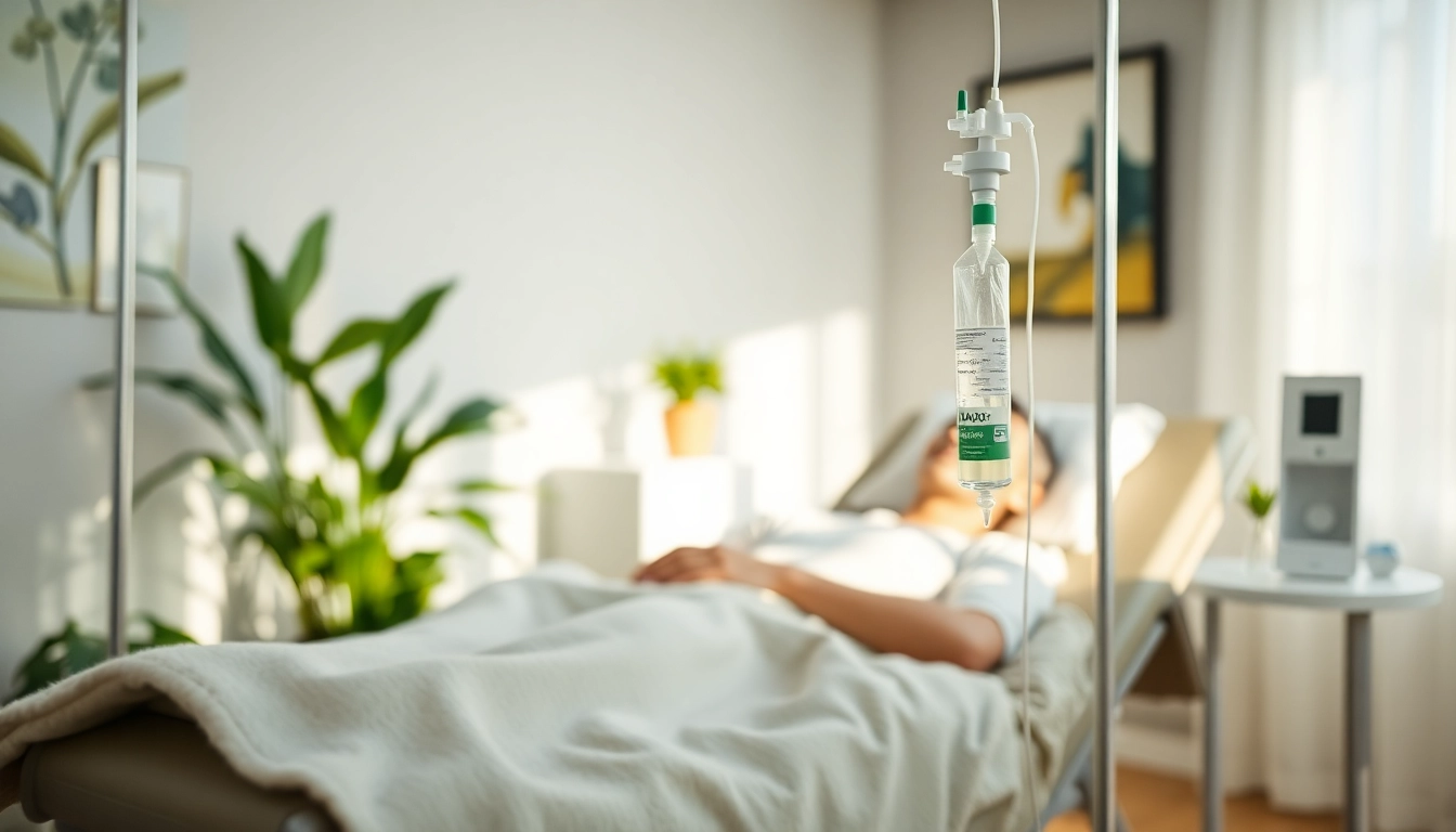 Experience revitalizing NAD+ IV therapy near me in a serene healthcare environment.