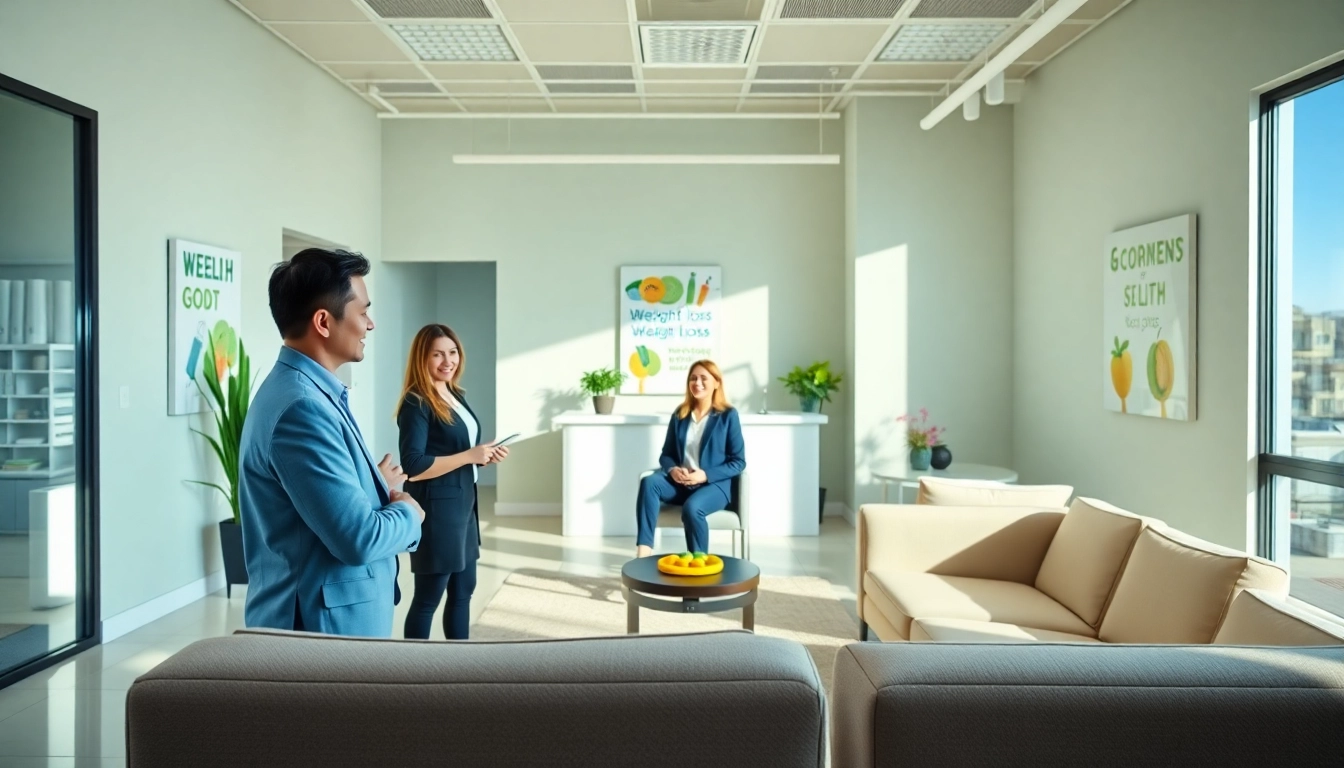 Visit a welcoming weight loss clinic las vegas nv featuring modern decor and a consultation.