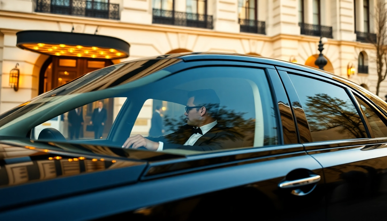 Experience premium travel with a london chauffeur service in a luxurious setting.